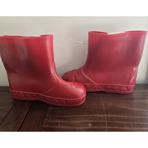 Vintage Winnie the Pooh Rain Boots Size 3-4 children’s Fits Women's 6-6.5 - Picture 10 of 15